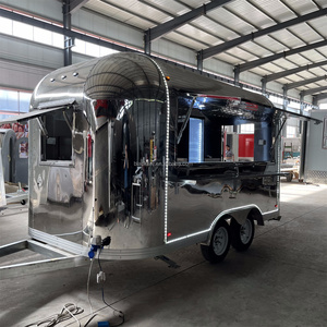Chariot de boulangerie mobile pour la cuisine de rue européenne, <span class=keywords><strong>remorque</strong></span> de camion de nourriture en aluminium pour la vente, unique - Product Image 4