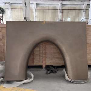 Marco de Chimenea de Acero Inoxidable EX983 para Decoración de Interiores de Vestíbulos de Hoteles y Villas de Lujo, Proyectos de Diseño Personalizado - Product Image 6