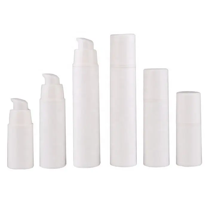 15Ml 30Ml 50Ml Mini Fine Clasp PP Chai Chân Không Miệng Chim Bơm Áp Lực Lotion Chai Bao Bì Mỹ Phẩm