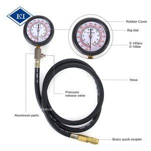 Kit de Test de pression d'huile outil de jauge de pression d'huile moteur professionnel ensemble de testeur de pression de pompe à huile avec adaptateurs de tuyau - Product Image 2