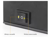 Applique murale LED sans fil rechargeable en aluminium de haute qualité avec détecteur de mouvement, éclairage mural magnétique pour couloir