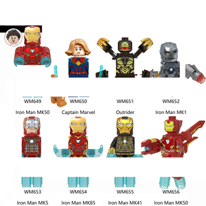Mini Super <strong>Bricks</strong> <strong>Bats</strong> Building Blocks Toy Spiders America Team Leader Action Figures Thunder God Dolls Model Kids Gift - Product Image 6