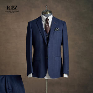 Traje de negocios y chaqueta para hombre, abrigo de 2 piezas, pantalones, ropa de boda formal, traje personalizado ajustado para hombre - Product Image 2