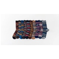 Chaussettes de sport unisexes en tricot épais, de haute qualité, courtes, pour la course à pied, l'exercice hivernal, antidérapantes, avec logo personnalisé