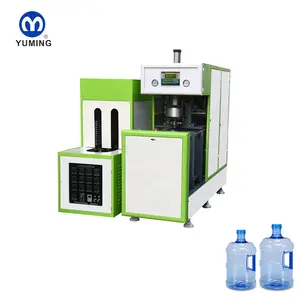 Soffiatrice semiautomatica per bottiglie di plastica per acqua minerale 5L 10L 20 litri 5 galloni PET Stretch Blow Molding Machine