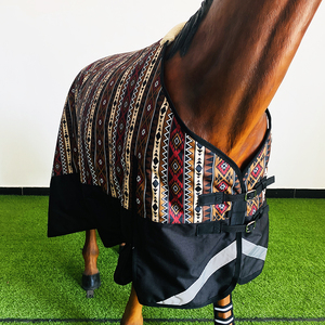 Oem Uitstekende Kwaliteit Paardendekens Lichtgewicht Winter Waterdicht Paard Tapijt Winddicht Stal Paardrijdeken - Product Image 1