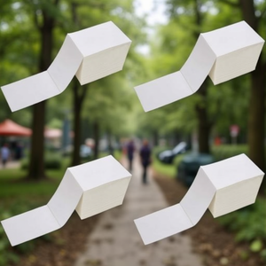 ฉลากจัดส่งแบบกาวถาวรรูปพัด 4x6 นิ้ว พิมพ์ออฟเซตบนกระดาษ 2000 ชิ้น สำหรับใช้ในเชิงพาณิชย์ D0100HAB0W7 - Product Image 2