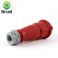 Connecteur adaptateur automobile étanche IEC à 2 broches Brud Taizhou Industrial IP44 16A 400V