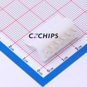 HDGC3961WV-6P-2 Wire-to-<b>Board</b> <b>Pin</b> Header Bent Lead Through Hole,P=3.96mm Connector 1x6P 3.96mm Through Hole 6P - Product Image 2