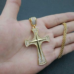 Collar con Colgante <span class=keywords><strong>de</strong></span> Cruz Hiphop <span class=keywords><strong>de</strong></span> Acero Inoxidable, <span class=keywords><strong>Cadena</strong></span> Minimalista Personalizada, Collares Pulidos <span class=keywords><strong>para</strong></span> Parejas, <span class=keywords><strong>para</strong></span> Hombre y Mujer - Product Image 6