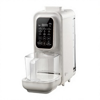 Mixeur Électrique Multifonction 4-en-1 avec Nettoyage Automatique, Faible Bruit, pour Lait Végétal, Lait de Soja et Aliments pour Bébé, Utilisation Domestique