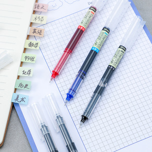 ปากกาลูกลื่นแบบน้ำหมึกสีดำ ปลายเข็ม ยี่ห้อ Carradi Stationery บรรจุ 100 ด้าม สำหรับใช้งานทั่วไป - Product Image 2