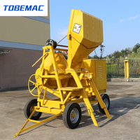 Vente directe usine TOBEMAC – Bétonnières de haute qualité avec treuil, moteur diesel indien 12 m³/h, moteur 16 CV, hauteur de levage 25 m