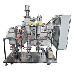 Unité de distillation à film essuyé en acier inoxydable de laboratoire bibo avec pompe et roulement - Product Image 1