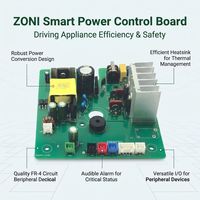 Carte de contrôle d'alimentation intelligente ZONI ZONI-SPCB01 PCBA pour cuisinières intelligentes et friteuses à air, module PCB FR-4 avec dissipateur thermique en aluminium