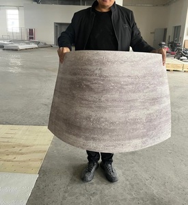 Revêtement mural flexible en pierre, carreaux de céramique souples, feuille mince légère, découpée sur mesure, décoration intérieure et extérieure, surface incurvée - Product Image 1