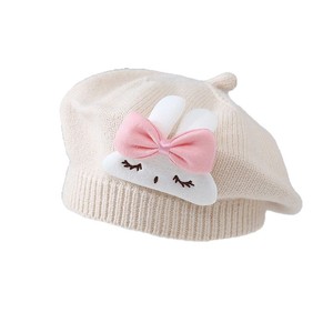 <span class=keywords><strong>Béret</strong></span> en laine tricoté à motif animal pour bébé <span class=keywords><strong>garçon</strong></span> et fille, printemps et automne, mignon, chaud et coupe-vent - Product Image 6