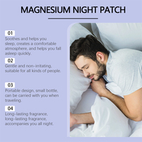 Woodsleep 32 patchs de magnésium pour la nuit, réduisant les réveils nocturnes, soulageant la tension, améliorant la qualité du sommeil