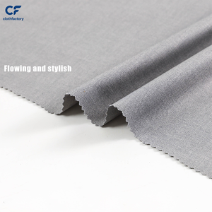 Tissu de costume fin TR 260G, tissu sergé texturé uni pour l'été, ensemble de pantalons de travail, tissu imitation laine gabardine - Product Image 4