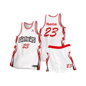 Nueva Camiseta de Baloncesto de Poliéster Personalizada para Hombre y Mujer, Uniforme de Equipo con Impresión Digital, Impresión de Números Gratis para Deportes - Product Image 1