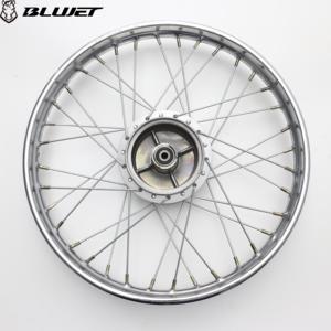 Juego de Llantas Cromadas Nuevas Blujet, Diseño de Malla de 36 <span class=keywords><strong>Radios</strong></span>, Delanteras 1.4-18, Traseras 1.6-<span class=keywords><strong>17</strong></span>, para Motocicletas Modelo CG 125-150 - Product Image 5