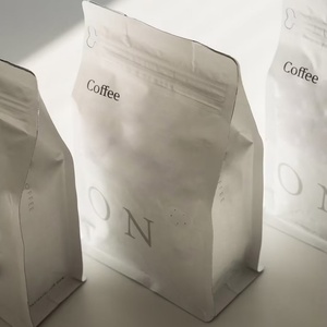 Sacs thermoscellables en aluminium personnalisés, à fond plat, imprimés floral, en papier kraft, pour emballage de café, thé et produits secs, pour l'exportation - Product Image 3