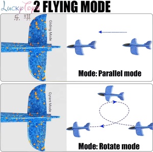 Avion planeur en mousse à lancer avec lanceur de <span class=keywords><strong>catapulte</strong></span>, <span class=keywords><strong>jeu</strong></span> de tir en plein air pour enfants - Product Image 2