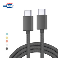 2023 nouveau pour iPhone15 câble C à C câble tressé USB-C à USB-C 60W charge rapide pour iPhone15 câble type-c à type-c câble