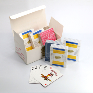 Custom Personalized Playing Cards Blue Red Yellow Decks Glossy Finish Standard Size Poker Cards for Gambling - Product Image 3