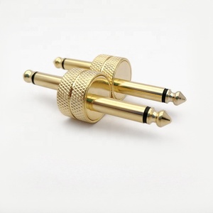 OEM <span class=keywords><strong>1</strong></span>/<span class=keywords><strong>4</strong></span> inch TS Mono <span class=keywords><strong>Jack</strong></span> Gouden Tip Gladde Chroom Geknurld Omhulsel Soldeerconnector voor Gitaar Bas Draad Fabriekslevering Aangepast - Product Image 5
