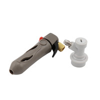 CO2 Mini regulador cursi barril cargador inyector y barril acoplador conector de Gas casa cerveza Kit