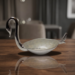 Tazón para Servir Frutas de Aluminio con Forma de Pato, Color Blanco, Personalizable al por Mayor, para Uso Promocional en Hogares, Hoteles y Restaurantes - Product Image 3