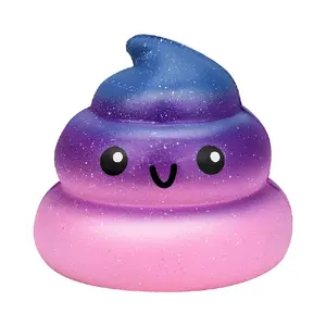 Produk baru indah menyenangkan Poo lembut beraroma Squishy Squishy mainan antistres lucu pesona lambat naik PU stres pereda stres mainan