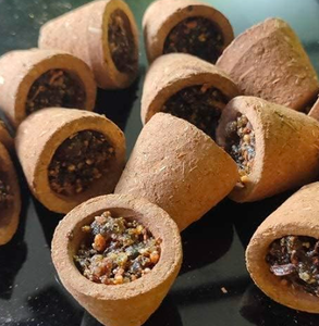 Encens indien Dhoop naturel en bois de santal biologique écologique de 2 pouces, pour la méditation, la prière et la maison, fait main, lot de 12 - Product Image 2