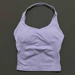 Top Corto Clásico <span class=keywords><strong>para</strong></span> <span class=keywords><strong>Mujer</strong></span>, Venta al por Mayor, Chaleco Deportivo Personalizado, Sin Espalda, Sin Costuras, Sujetador Deportivo <span class=keywords><strong>para</strong></span> Gimnasio, Top de Yoga <span class=keywords><strong>para</strong></span> <span class=keywords><strong>Mujer</strong></span> - Product Image 3