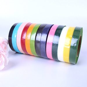 <span class=keywords><strong>Mayla</strong></span> 12mm Vert Clair Vintage Pétale Motif Floral Ruban de Masquage Imperméable Adhésif en Plastique Autocollants Papier Fleuriste Artisanat - Product Image 6