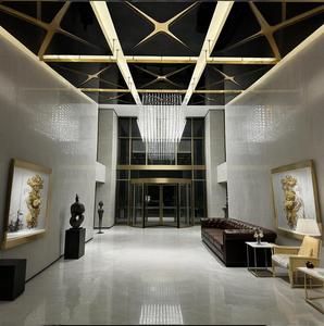 Soffitto Moderno in Metallo Irregolare Personalizzato, Curvo in Acciaio Inossidabile, Ignifugo e Impermeabile, Decorativo per Hotel e Centri Commerciali - Product Image 3