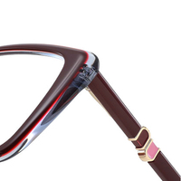 Gafas de Acetato de Alta Calidad al por Mayor de Fábrica, Novedades, Montura de Metal, Gafas Ópticas con Diseño Moderno y Elegante