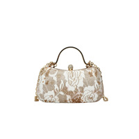 Haute qualité luxe Designer femmes soirée sac à main marques célèbres Bling diamant paillettes fleur imprimer décontracté sac fourre-tout célèbre