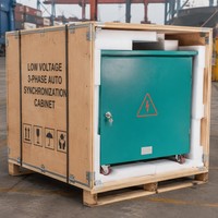 Armoire de Synchronisation Extérieure IP54 en SUS304 de Haute Qualité 380V 400V 3P5W 50Hz 60Hz pour l'Intégration Solaire Photovoltaïque et Éolienne Renouvelable