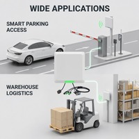 Lector RFID de Control de Acceso Avanzado con Función de Bloqueo de Contraseña, RS232 WG26, Relé, Sistema de Gestión de Vehículos