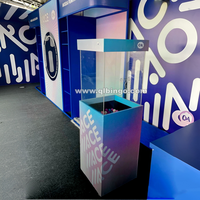 Máquina de Soplo de Aire Tornado para Atrapar Pelotas, Promoción de Eventos, Sorteo de la Suerte, Juego de Atrapar Pelotas en Stand