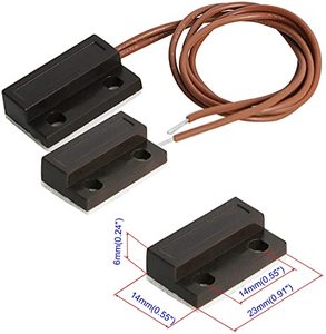 Capteur de proximité magnétique pour porte ou fenêtre de machine à café automatique, détecteur à reed à montage long pour réfrigérateur - Product Image 4