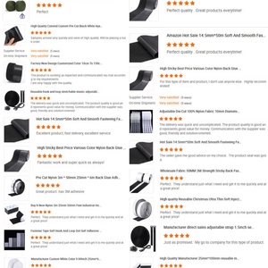 Cinta de Velcro Ecológica de Nylon con Cantidad Mínima de Pedido Baja, 20mm x 25m, Adhesivo Fuerte para Bolsas y Zapatos - Product Image 6