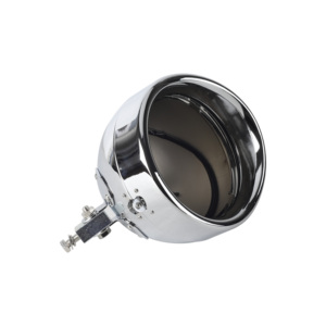 Chrome 7 ''đèn Pha nhà ở 7 inch Đèn pha xô cho Harley Di Sản chất béo cậu bé Softail 1986 2014 Cafe racer - Product Image 2