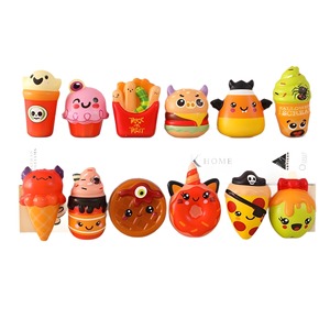 Juguete Blandito de Pizza Pirata en Miniatura de PU No Tóxico para Halloween, Juguete Sensorial Seguro para Aliviar el Estrés, Ideal para Truco o Trato - Product Image 1
