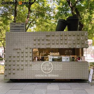 Camion-remorque alimentaire commercial moderne en acier inoxydable, chariot à snacks amovible, foodtruck mobile, <span class=keywords><strong>boutique</strong></span> alimentaire avec cuisine complète - Product Image 3
