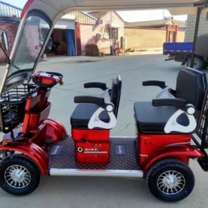 Voiturette de golf électrique de haute qualité 800W 60V, scooter électrique 4 places, longue autonomie, vélo électrique 4 roues avec toit - Product Image 3