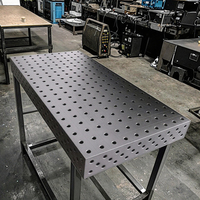Système de serrage en acier série 28, nouvelle plateforme de travail, table de soudage 3D flexible avec gabarits de soudage