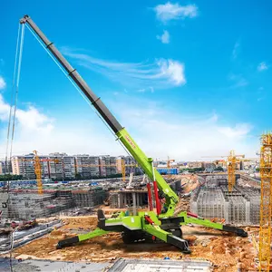 China Spider Crane Supplier Diesel Engine Crawler Mini Cranes Foldable Spider Crane With Attachments